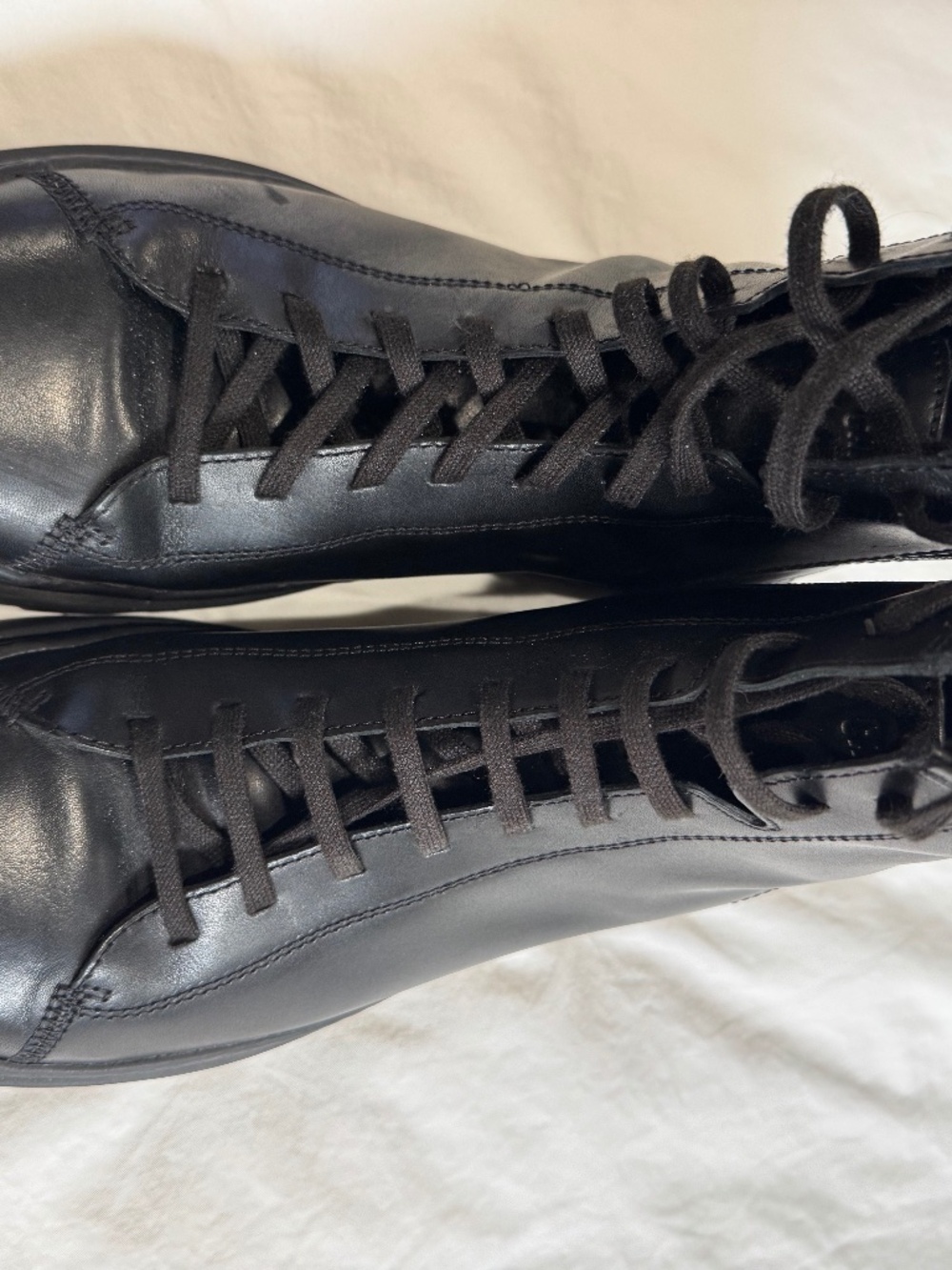 Camper Mens size 12 Black Platform Boots
